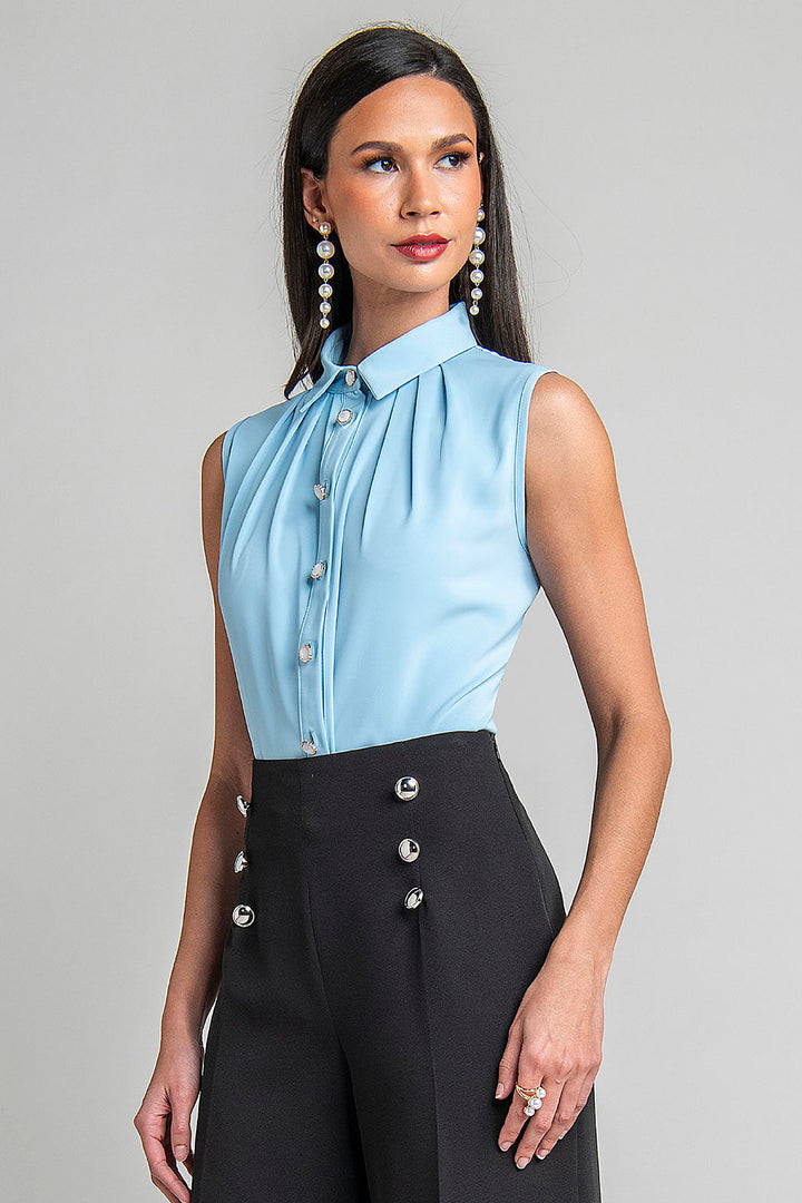 Blusa Camisera Sin Mangas