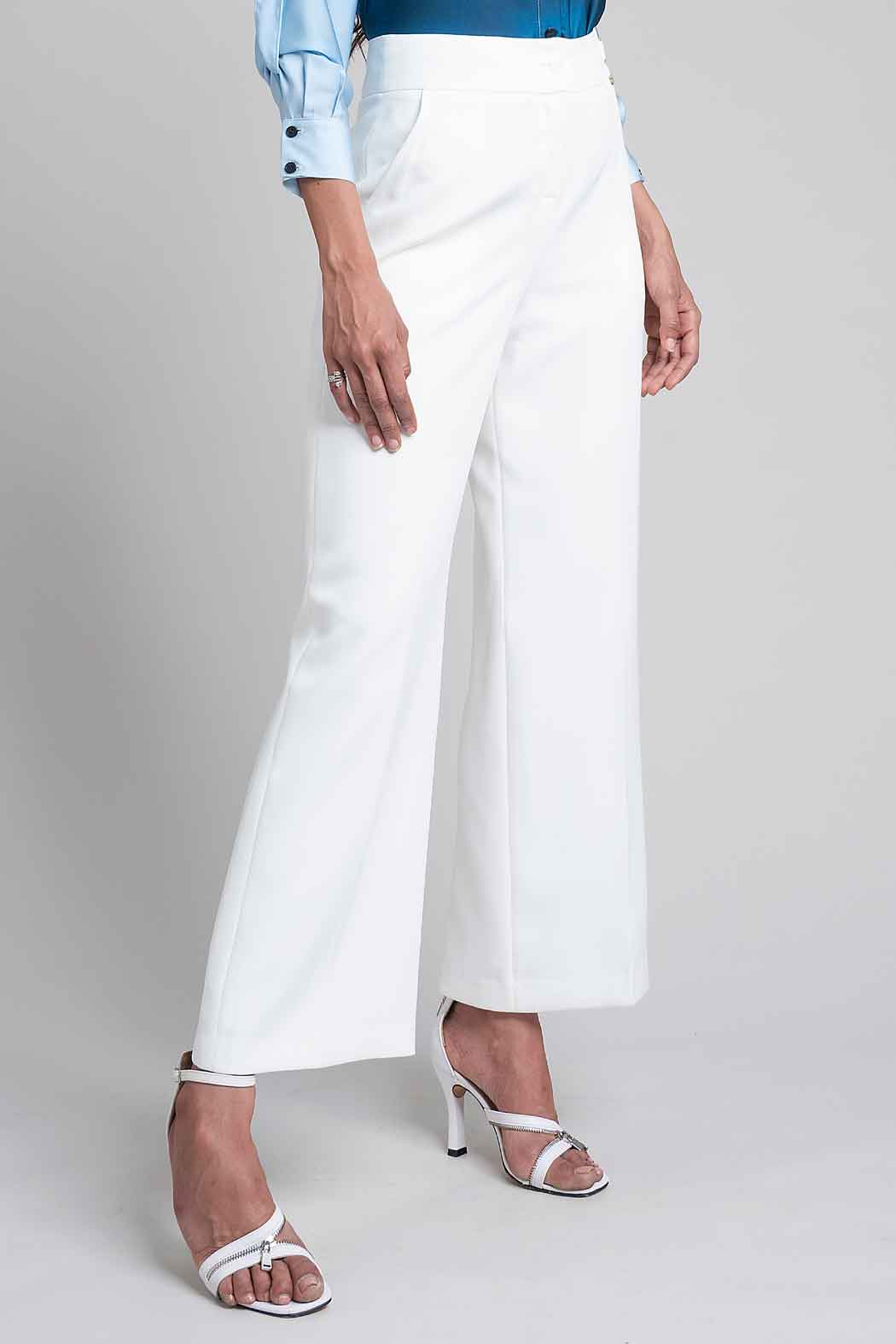Pantalon Liso Corte Recto