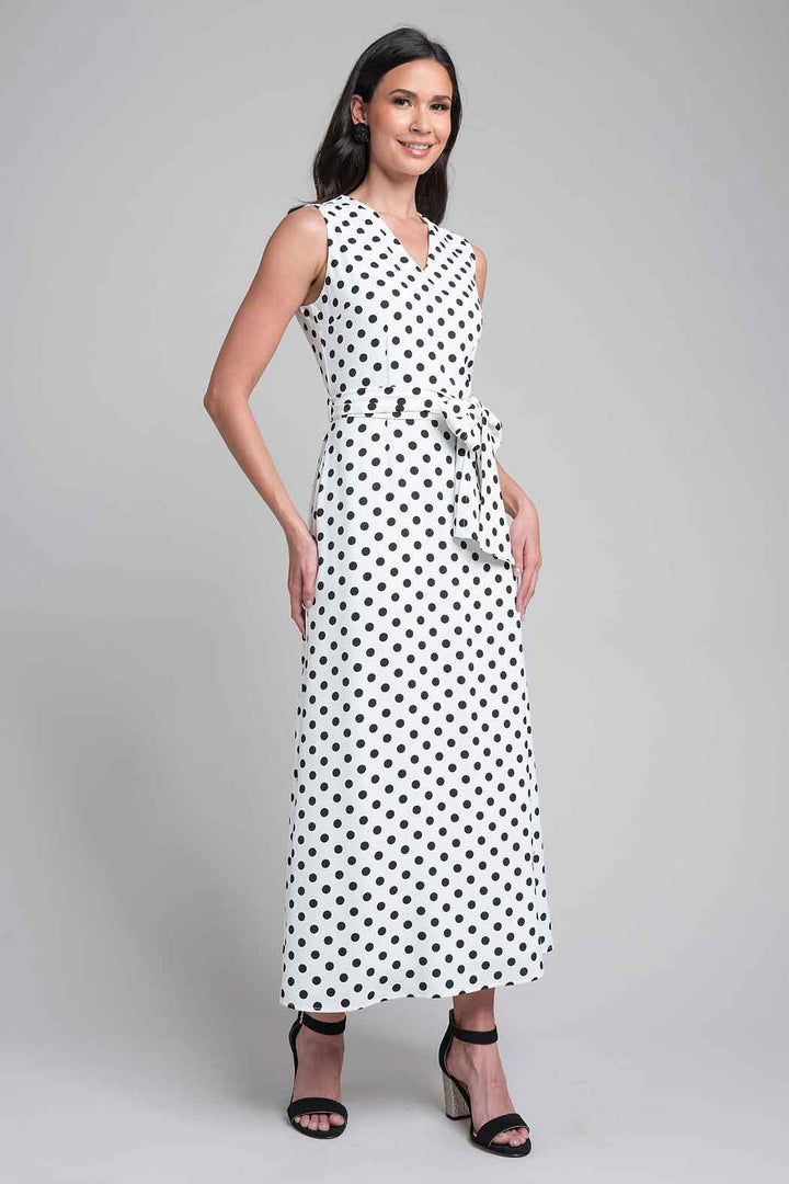 Vestido Con Estampado De Lunares