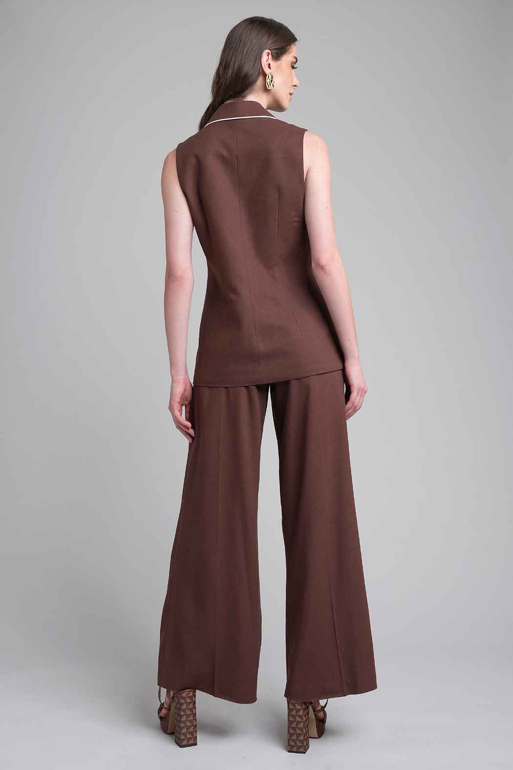 Conjunto De Pantalon Con Chaleco