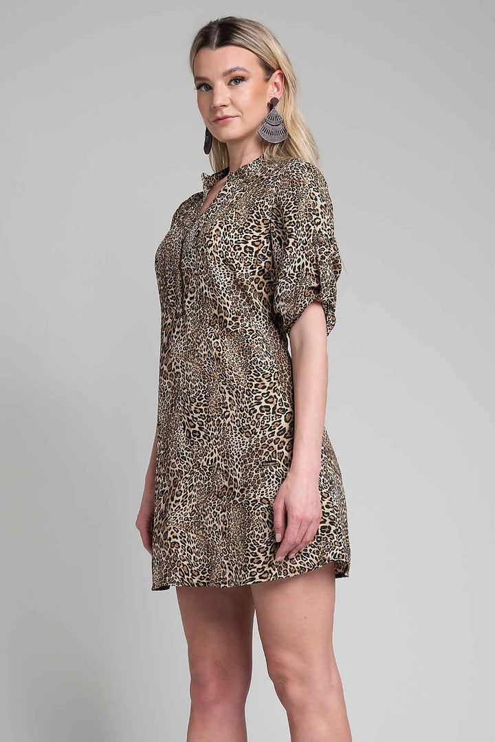 Vestido Con Estampado De Animal Print