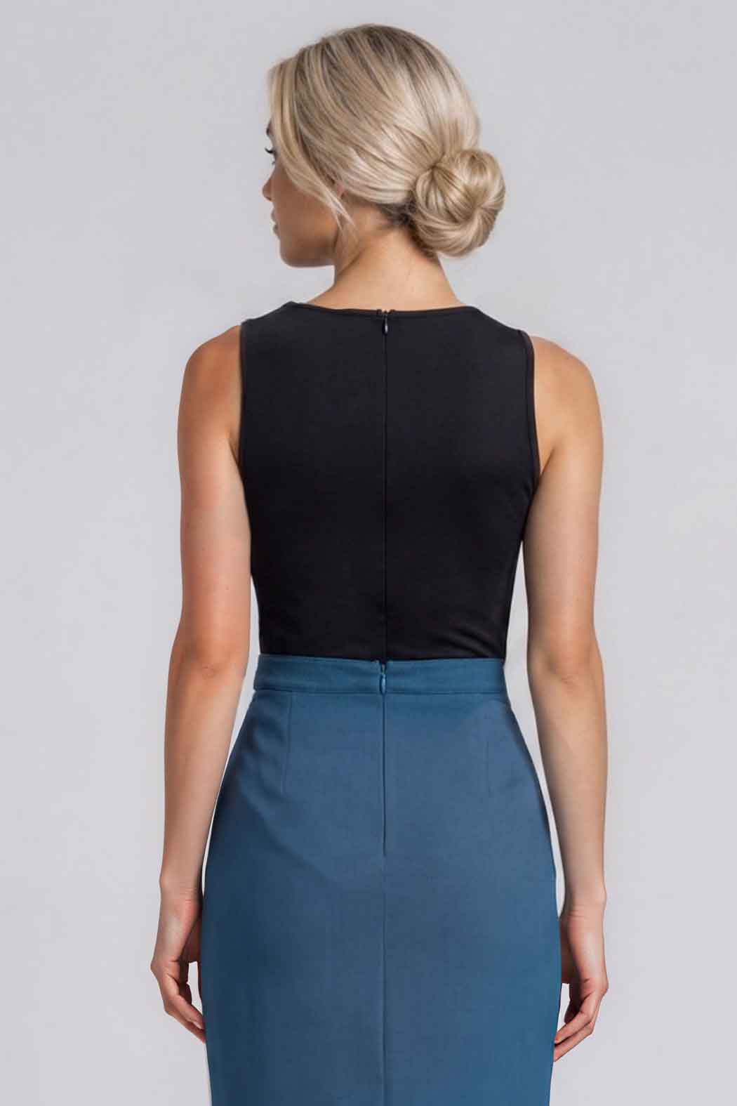 Blusa Sin Mangas Con Herraje En Hombro
