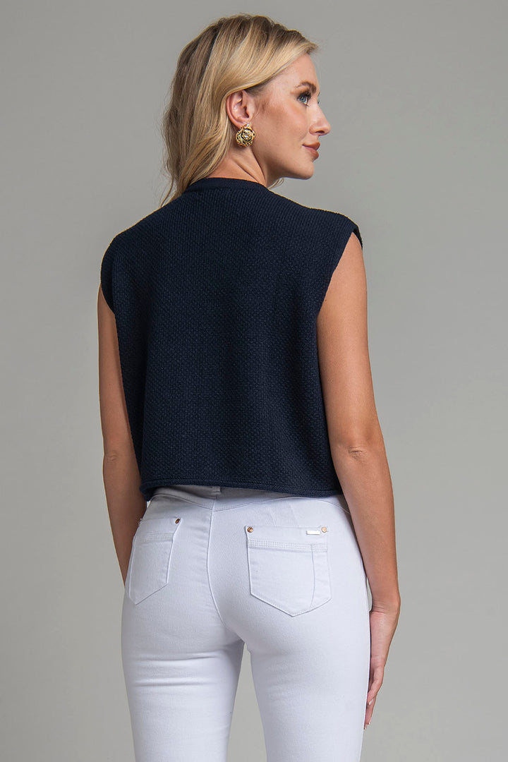 Chaleco De Punto Con Botones