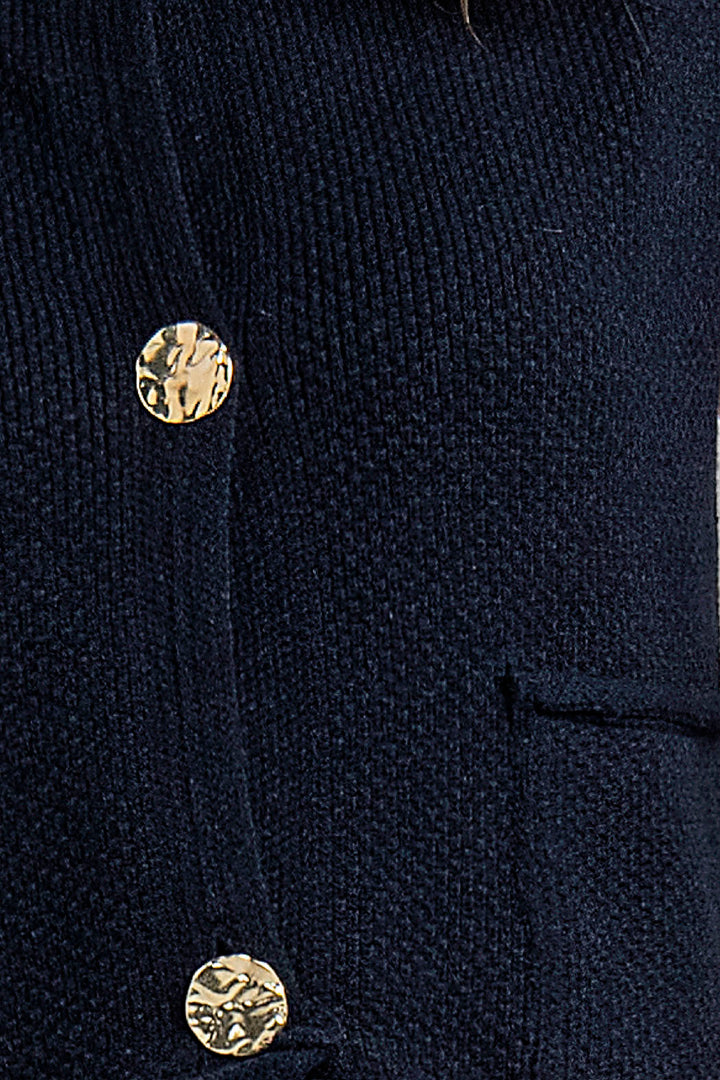 Chaleco De Punto Con Botones