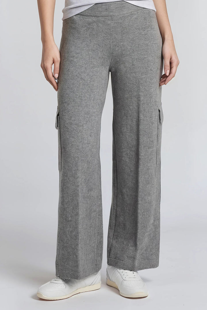 Pantalon De Punto Corte Ancho