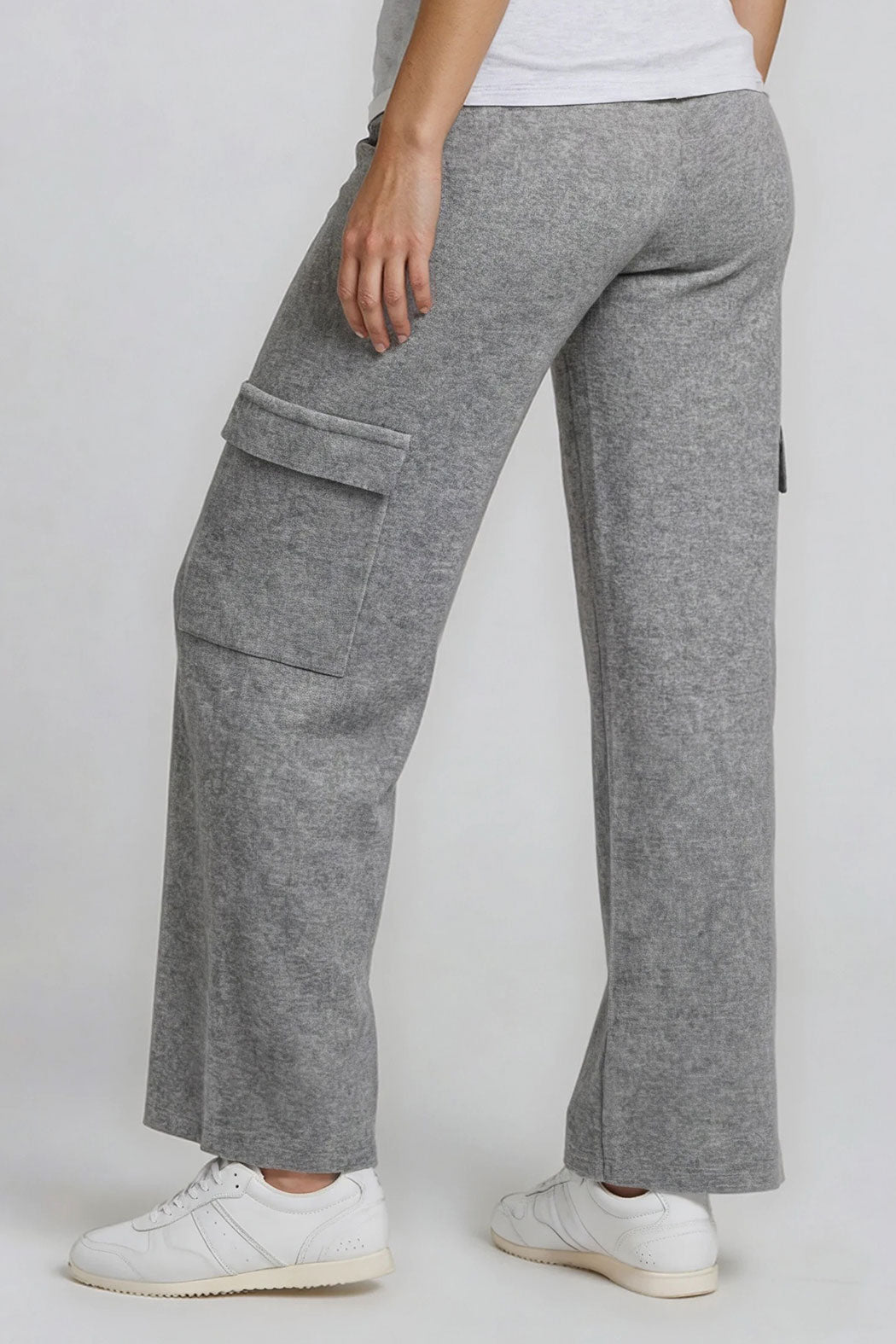 Pantalon De Punto Corte Ancho
