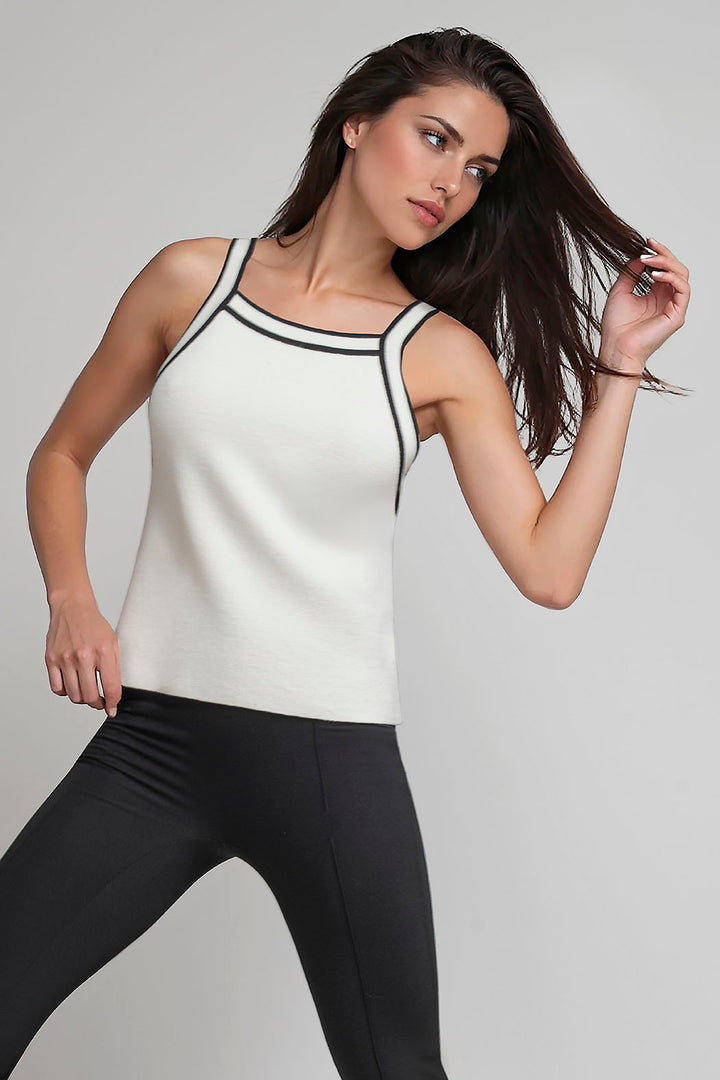 Blusa De Punto Sin Mangas