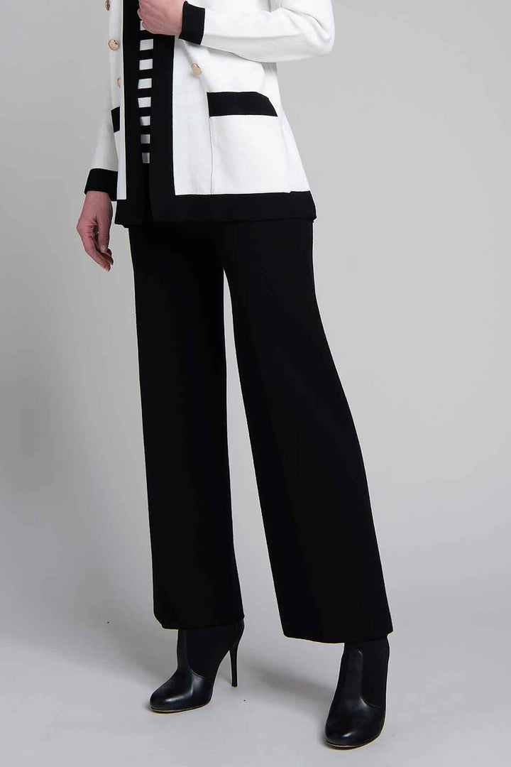 Pantalon De Punto Corte Recto