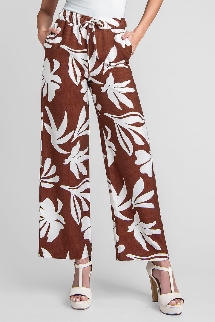 Pantalon Estampado Con Resorte