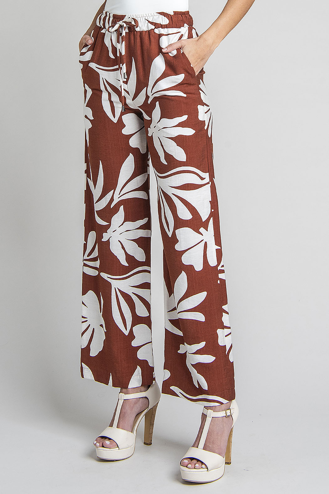 Pantalon Estampado Con Resorte