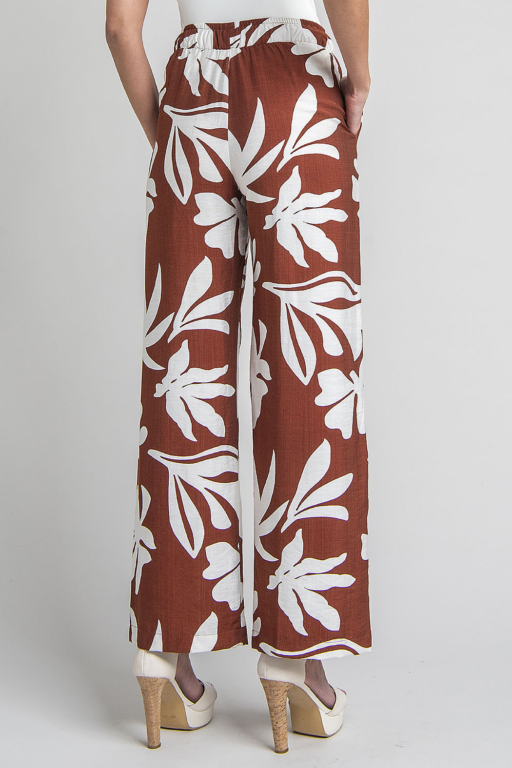 Pantalon Estampado Con Resorte