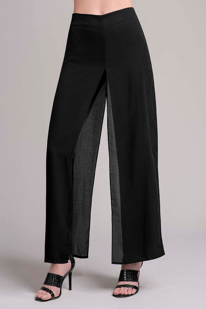 Pantalon Liso Corte Ancho