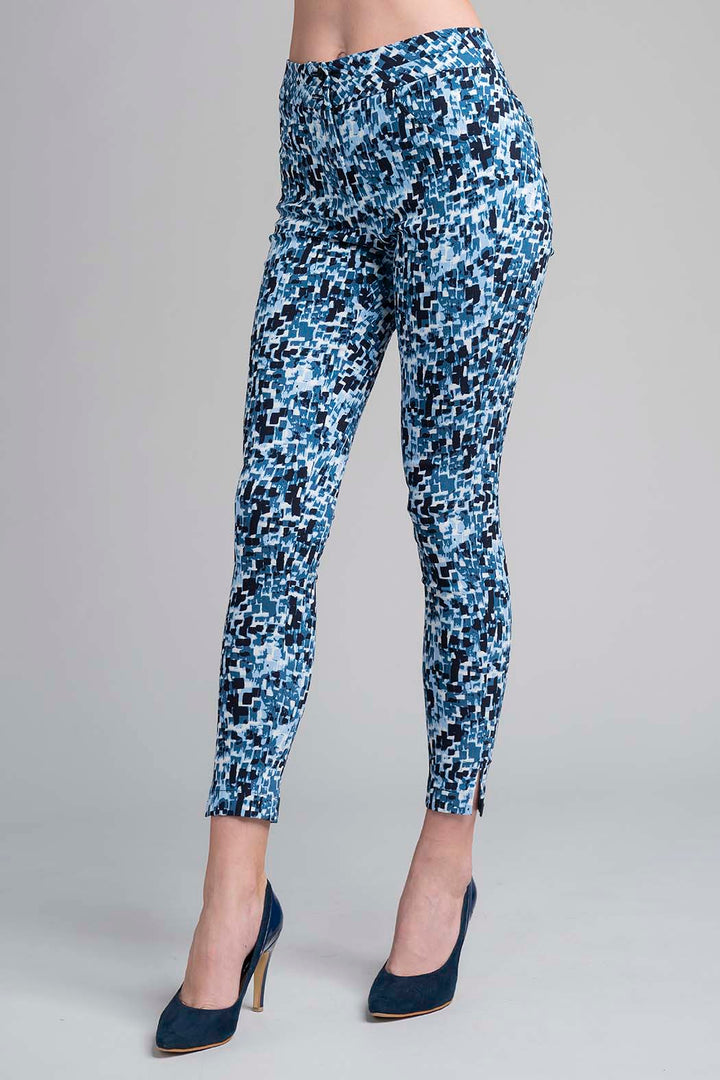 Pantalon Con Estampado De Cuadros