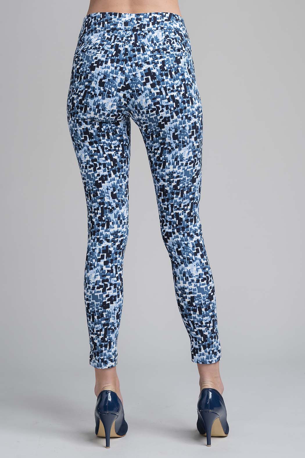 Pantalon Con Estampado De Cuadros