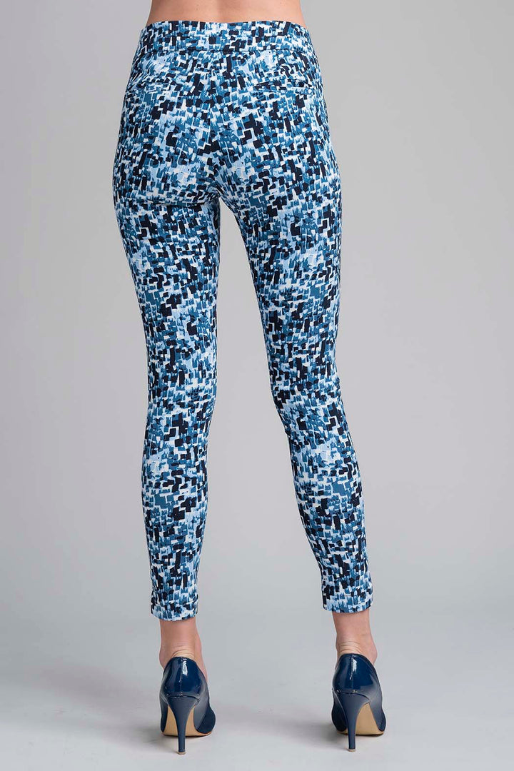 Pantalon Con Estampado De Cuadros