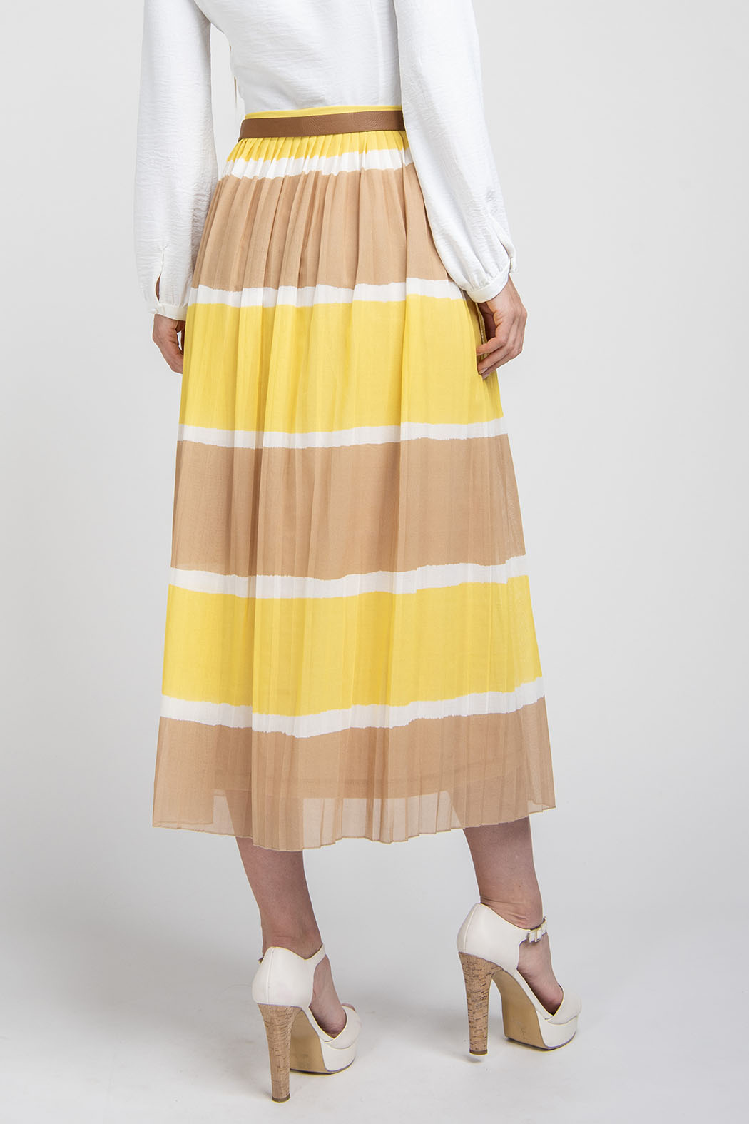 Falda Larga Plisada