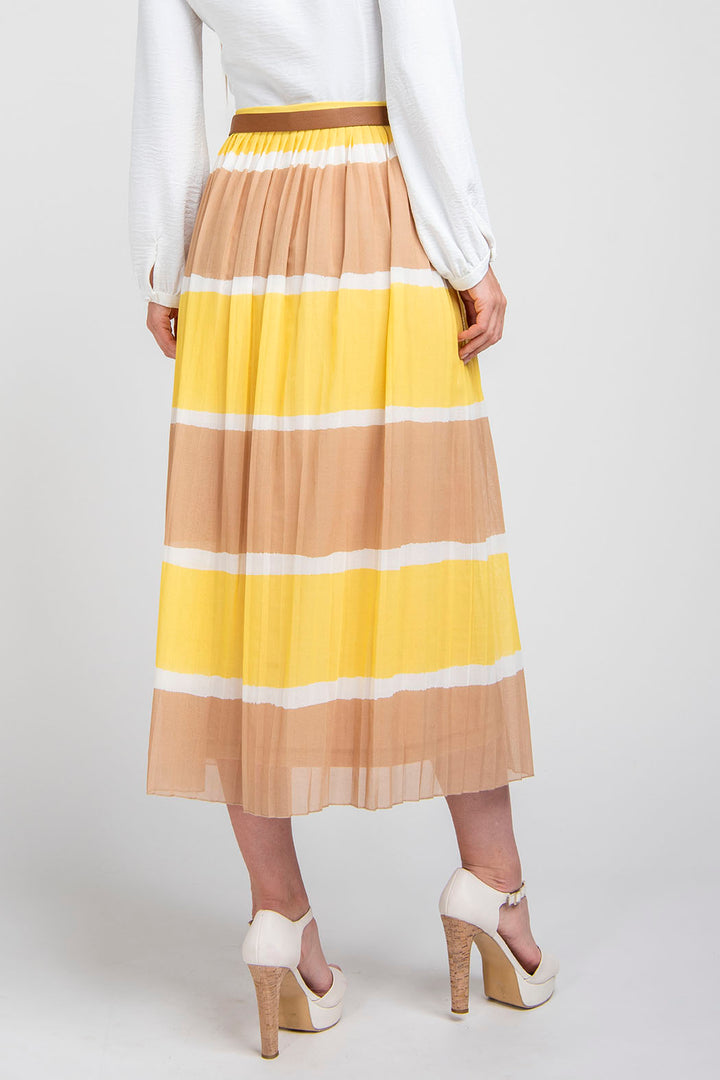 Falda Larga Plisada