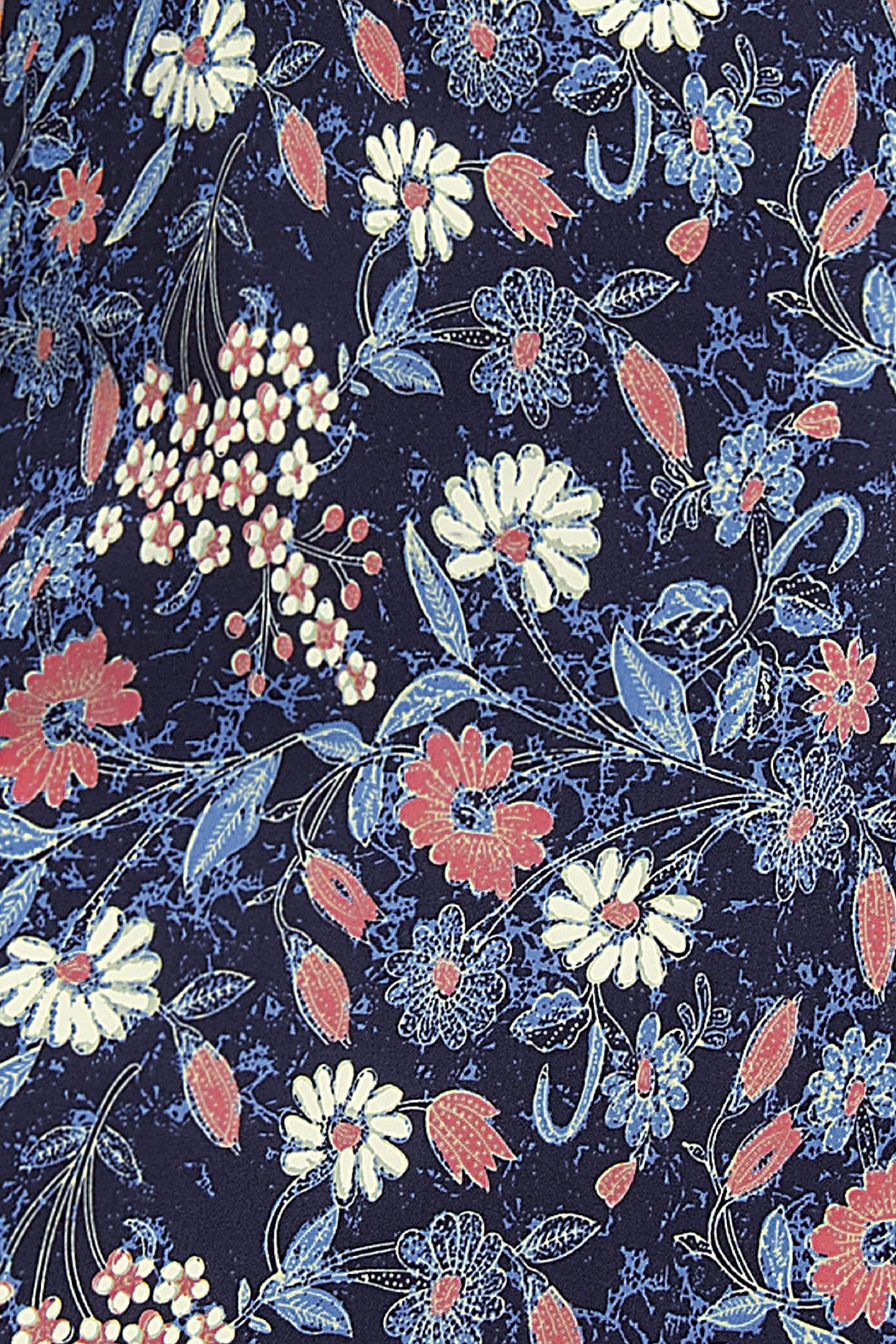 Vestido Corto Estampado De Flores