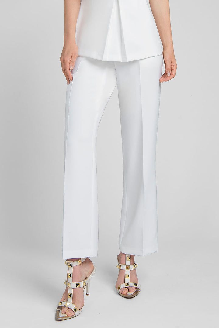 Pantalon Liso De Vestir Con Bolsas