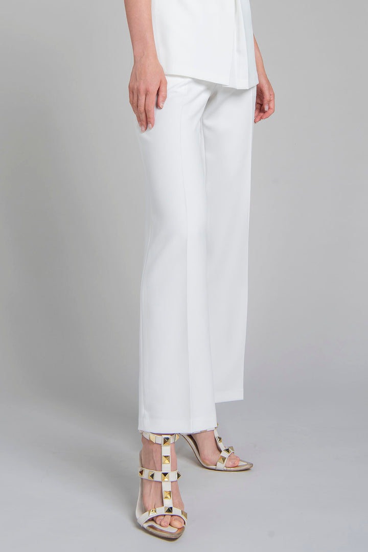 Pantalon Liso De Vestir Con Bolsas