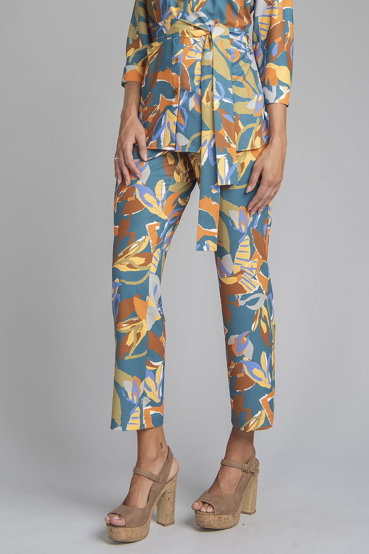 Pantalon Corte Recto Estampado