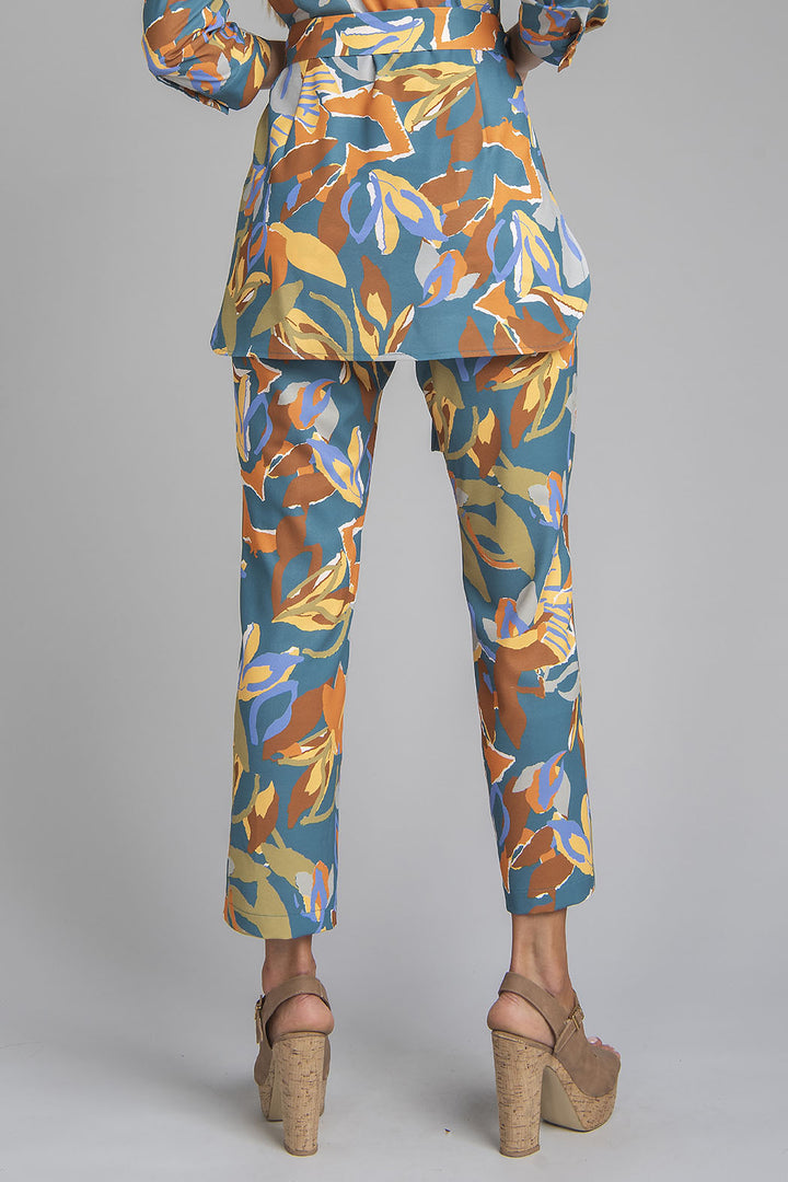 Pantalon Corte Recto Estampado