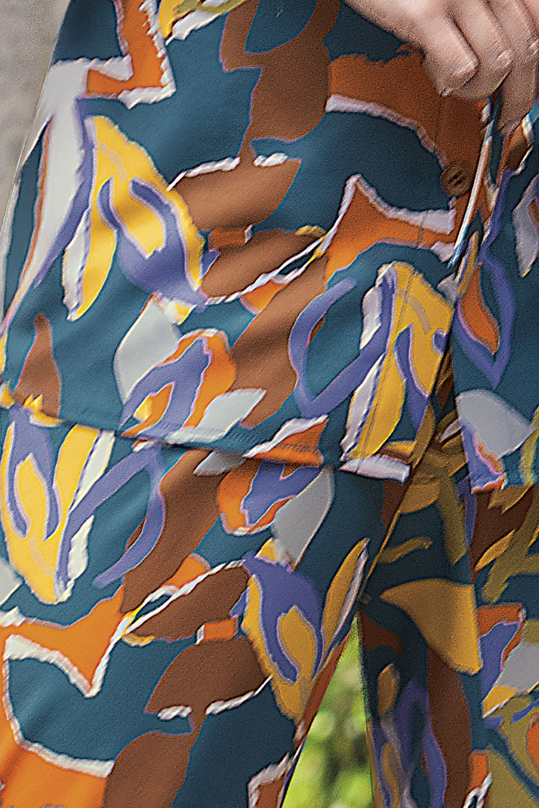 Pantalon Corte Recto Estampado