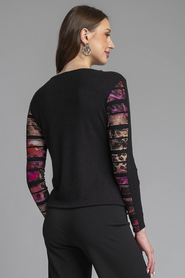 Blusa De Manga Larga Estampada