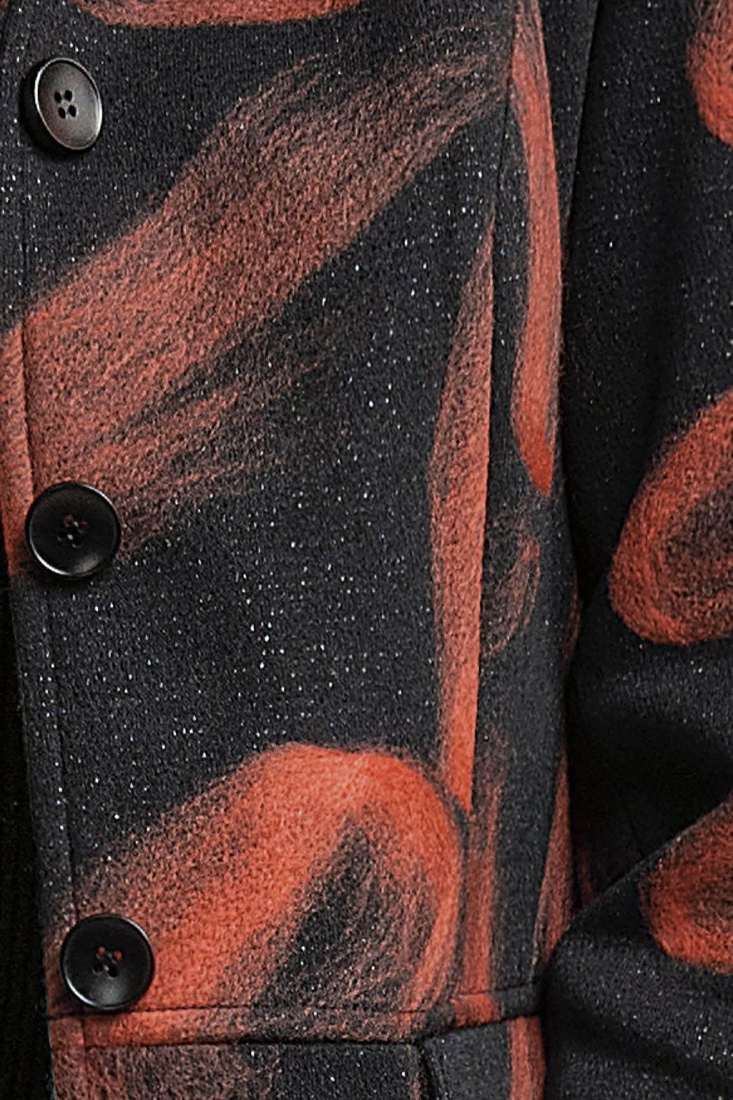 Abrigo Largo Estampado