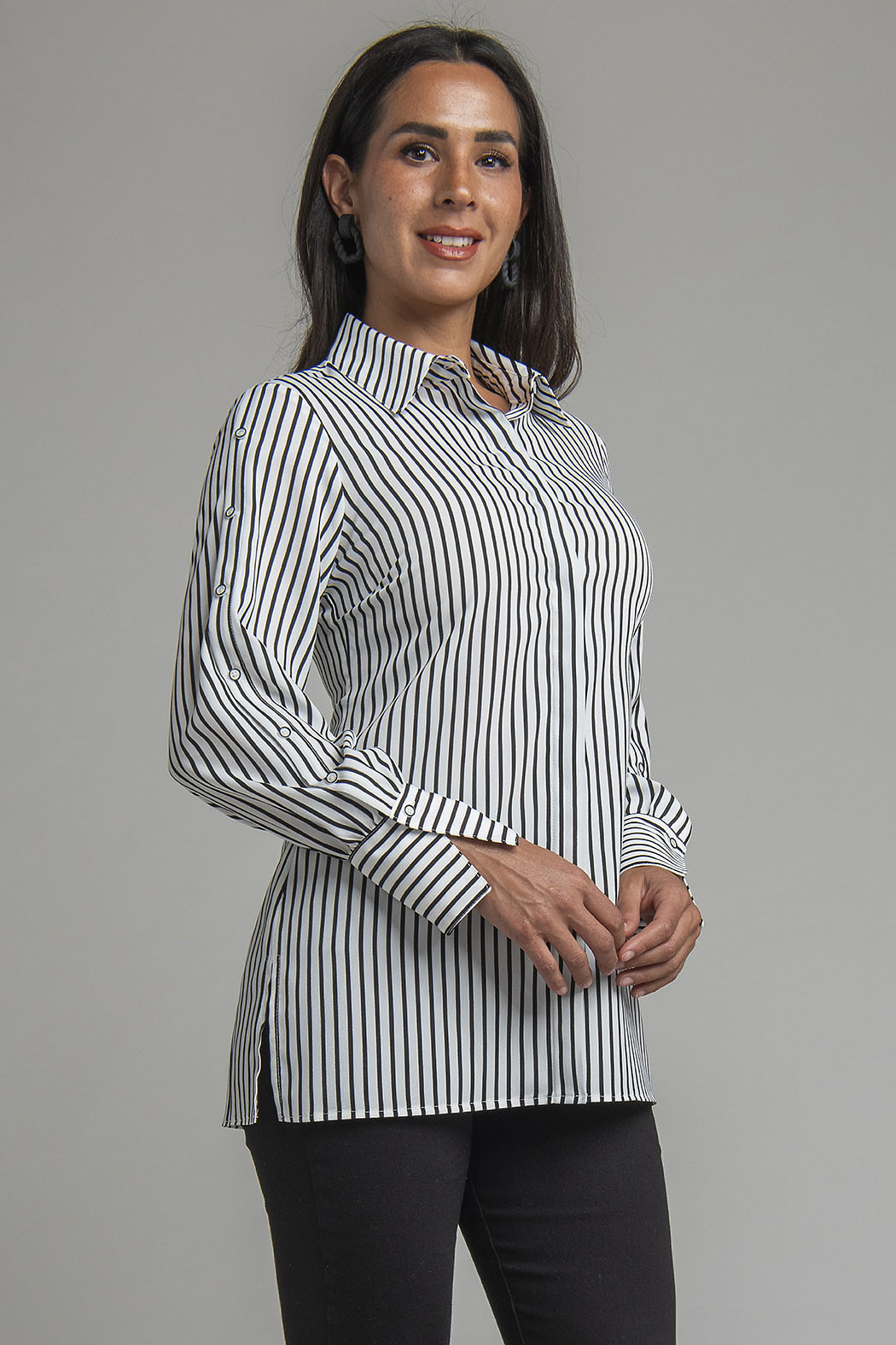 Blusa Camisera De Manga Larga