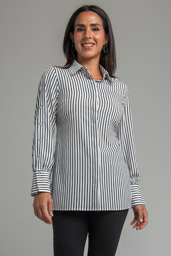 Blusa Camisera De Manga Larga