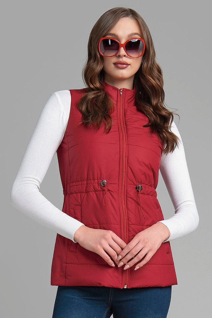 Chaleco Con Jareta En Cintura