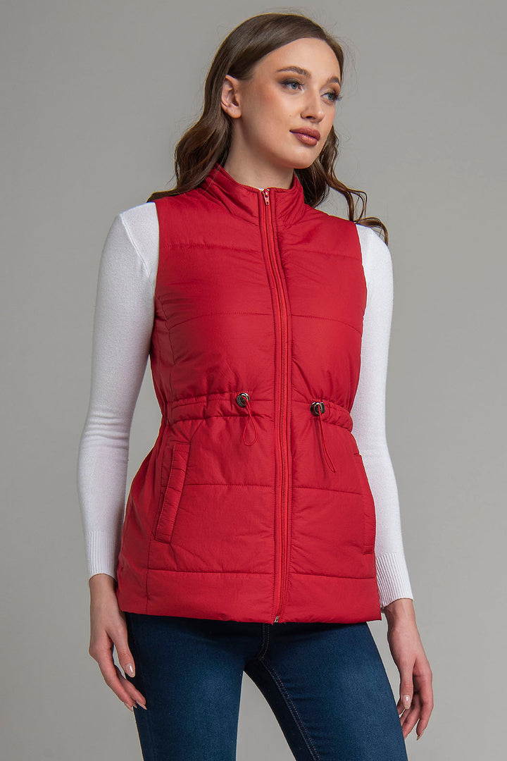 Chaleco Con Jareta En Cintura