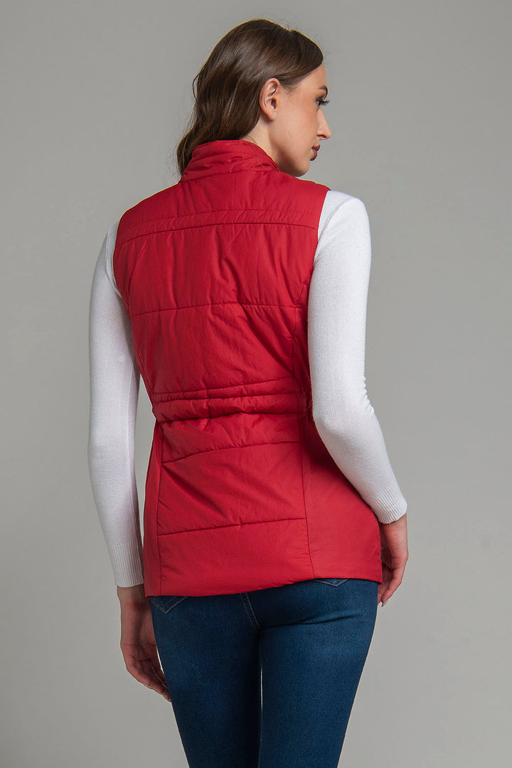 Chaleco Con Jareta En Cintura