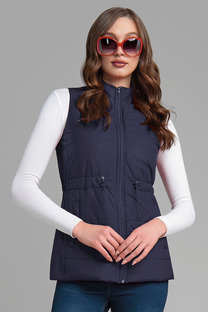 Chaleco Con Jareta En Cintura