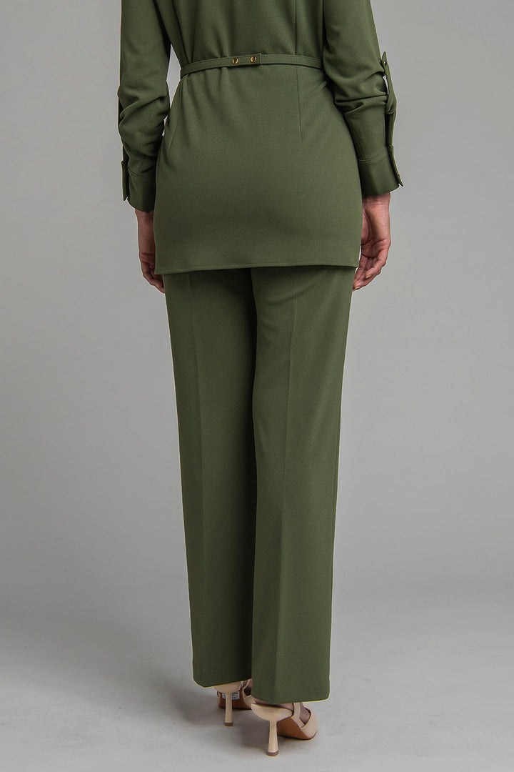 Pantalon Liso Corte Recto
