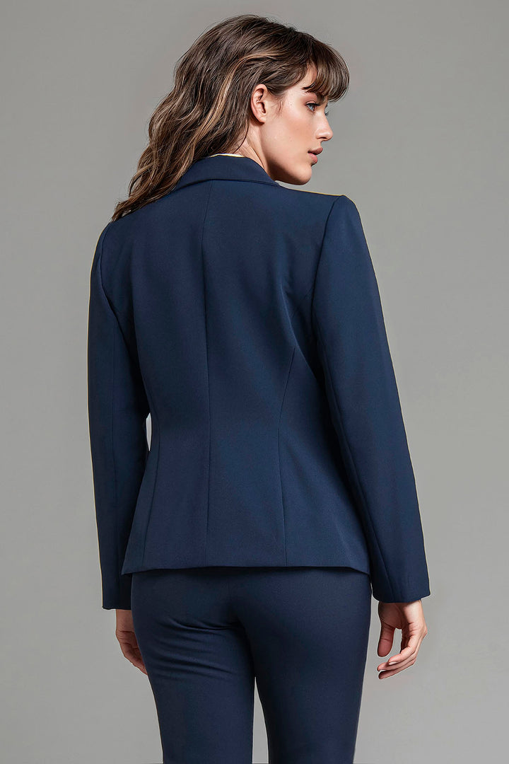 Saco Con Botones Al Frente