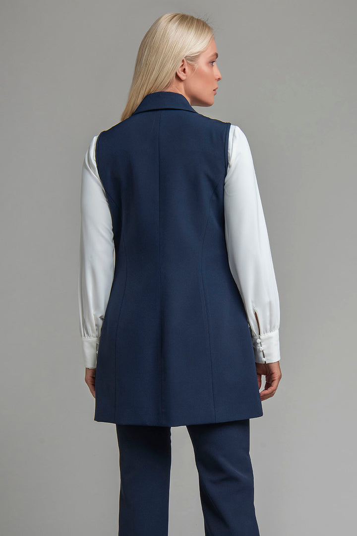 Chaleco Con Botones Al Frente