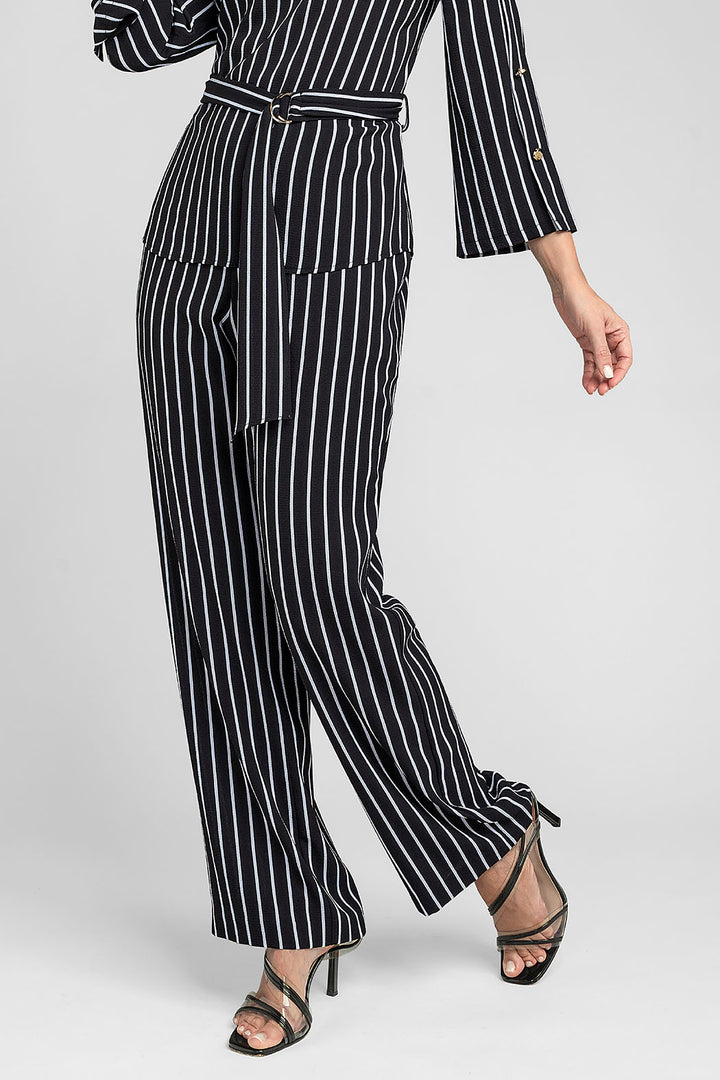 Pantalon Recto De Rayas