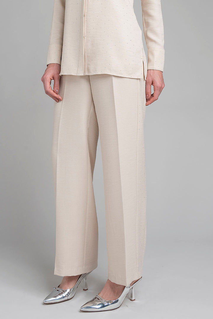 Pantalon Liso Corte Recto