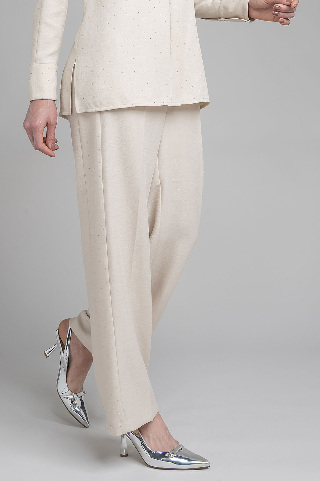 Pantalon Liso Corte Recto