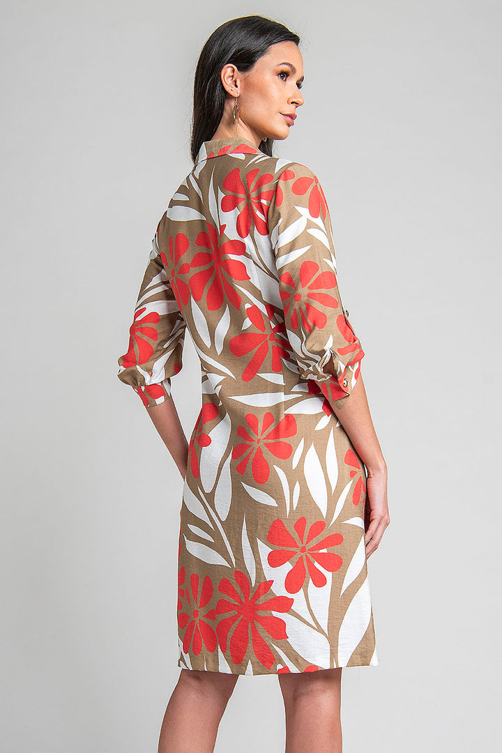 Vestido Camisero Estampado