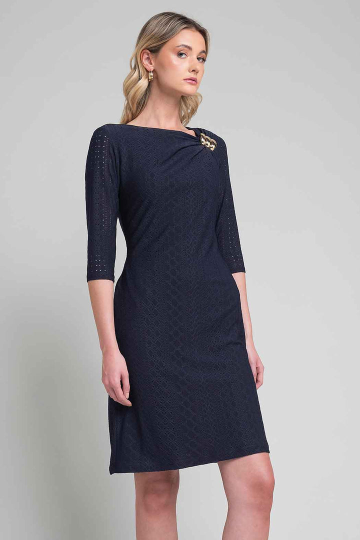 Vestido Con Detalle De Hebilla En Hombro