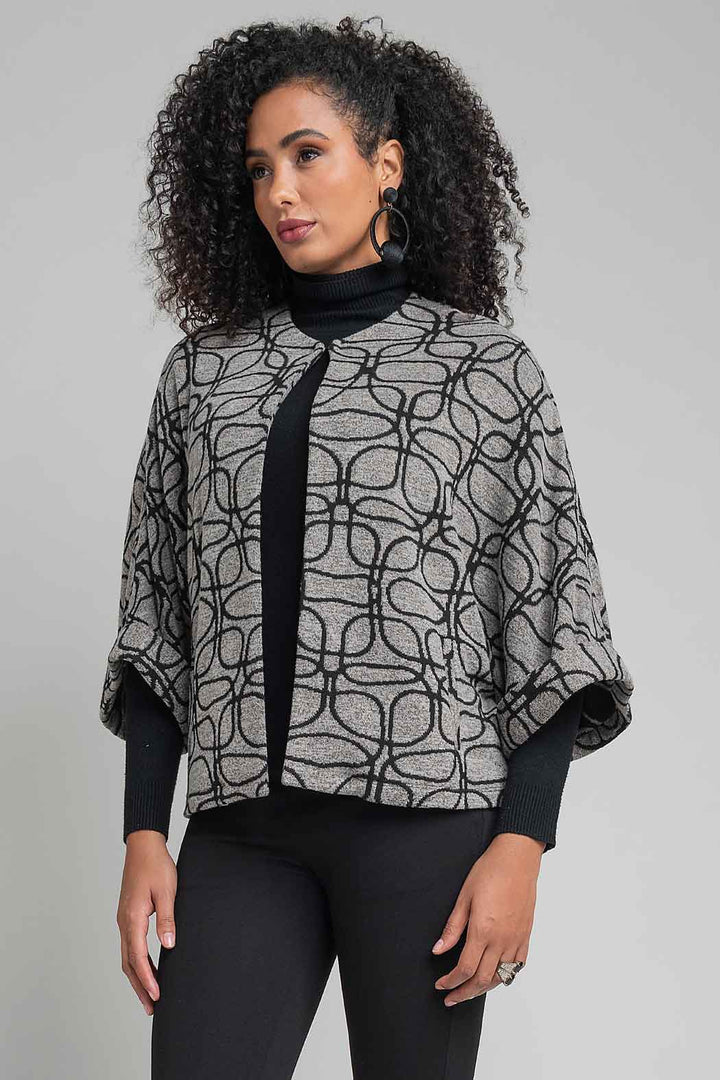Capa Con Estampado Geometrico